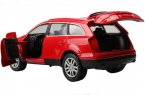 Black / White / Red 1:32 Scale Diecast Audi Q7 SUV Toy