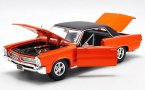 Orange 1:18 Scale Maisto Diecast 1965 Pontiac GTO Model