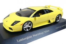 Yellow 1:43 Scale Diecast Lamborghini Murcielago Model