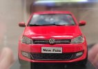 Red / Blue 1:43 Scale Diecast 2012 VW New Polo Model