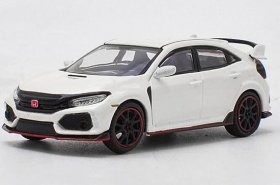 White 1:64 Scale TSM Diecast Honda Civic Type R Model