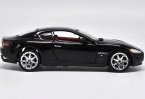 Silver / Black Bburago Diecast Maserati GranTurismo Model