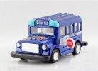 Mini Scale Yellow / Red Kids School Bus Toy