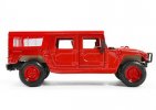 Black / Red 1:18 Scale Maisto Diecast Hummer H1 Model