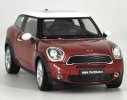 1:24 Welly Blue / Red / Brown Diecast Mini Cooper Paceman Model