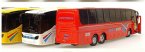 Kids Red / White / Yellow / Black Deluxe Tour Bus Toy