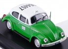 Green-White 1:43 Scale Diecast 1985 VW Beetle Taxi Model