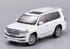 Black / White 1:18 Scale Diecast Toyota Land Cruiser LC200 Model