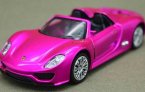 Pink / Purple 1:43 Scale Kids Diecast Porsche 918 Toy