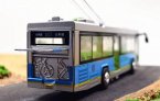 Red / Blue / Green 1:32 Scale Kids Diecast Trolley Bus Toy