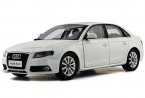 White / Black 1:18 Scale Diecast 2010 Audi A4L Model