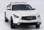 Black / White 1:18 Scale Diecast Infiniti QX70 SUV Model