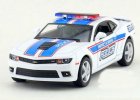 Black / Silver Kids 1:38 Police Diecast Chevrolet Camaro Toy