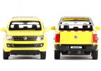 Yellow Kids 1:30 Scale Diecast VW Amarok Pickup Truck Toy