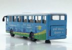 Blue Pull-Back Function Kids Die-Cast City Bus Toy