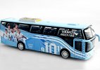 Sky Blue Argentina Football Team Kids Diecast Coach Bus Toy