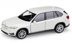 1:36 Scale White / Brown Kids Welly Diecast BMW X5 SUV Toy