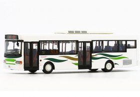 1:76 Scale White NLB Diecast Volvo B6LE City Bus Model