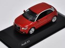 Red / Black 1:43 Scale Kyosho Diecast Audi A1 Model