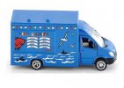 Kids 1:50 Blue SIKU 1933 Diecast Mercedes-Benz Van Toy