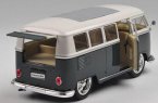 Red-White 1:24 Scale Welly Diecast 1963 VW T1 Bus Model