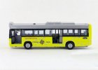 Medium Scale Red / Blue / Yellow Kids City Bus Toy