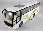 Green / Yellow / White Kids BeiJing to Hong Kong Tour Bus Toy