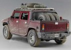 Wine Red 1:18 Scale Maisto Diecast Hummer H2 SUT Concept Model