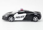 Black 1:36 Scale Police Diecast McLaren 650S Car Toy