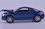 Silver / Blue 1:24 Scale MotorMax Diecast Audi TT Coupe