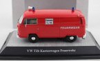 Red 1:43 Scale Diecast VW T2b Kastenwagen Feuerwehr Model