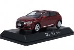 Red / White 1:43 Scale Diecast Citroen DS 4S Model