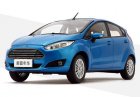 1:18 Scale Blue / Orange Diecast Ford New Fiesta Model