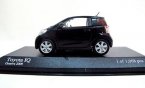 White-Black 1:43 Scale Minichamps Diecast Toyota IQ Model