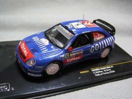 1:43 Blue NO.1 IXO Diecast Citroen Xsara 2006 WRC Model