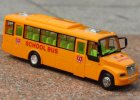 Kids 1:50 Scale Yellow Plastics Inertia School Bus Toy