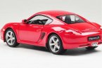 Red 1:24 Scale Welly Diecast Porsche Cayman S Model