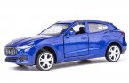 1:43 Scale Kids Blue / Gray Diecast Maserati Levante Toy