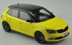 Blue / Yellow / Red 1:18 Scale Diecast Skoda New Fabia Model