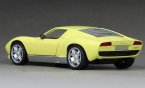 1:24 MotorMax Red / Yellow Diecast Lamborghini Miura Model