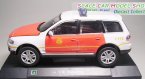 Red-White 1:24 Cararama Fire Fighting Diecast VW Touareg Model