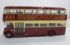 Wine Red 1:76 Scale Die-Cast London Double Decker Bus Model