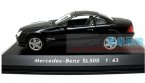 1:43 Scale Black / Silver Mercedes-Benz SL500 Car Model