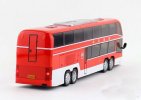 Kids Orange / Yellow / Red / White Double-Decker Tour Bus Toy