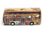 Kids Art Painting Diecast Hong Kong E400 Double Decker Bus Toy