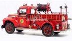 Red Large Scale Tinplate Vintage 1946 Ford Fire Fighting Truck