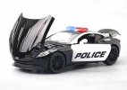 Black 1:32 Scale Kids Police Diecast Aston Martin DB11 AMR Toy