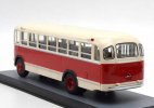 Red / Blue 1:43 Scale Diecast LAZ-158B City Bus Model