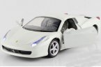 1:32 Blue / Red /White / Yellow Diecast Ferrari 458 Italia Toy