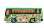 Green / Yellow Mini TOMY Hamsterland Wrapping Die-Cast Bus Toy